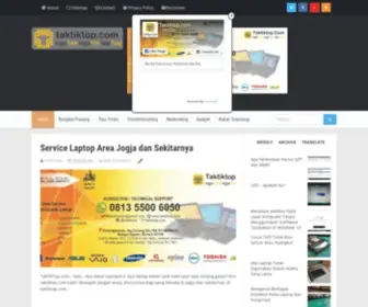 Taktiktop.com(Service Laptop Jogja) Screenshot