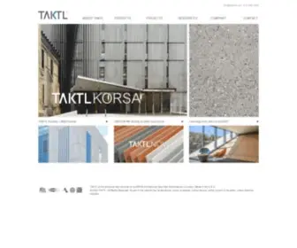 Taktl-LLC.com(TAKTL® Architectural Ultra High Performance Concrete (UHPC)) Screenshot
