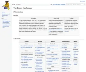 Tala-Informatique.fr(The Linux Craftsman) Screenshot