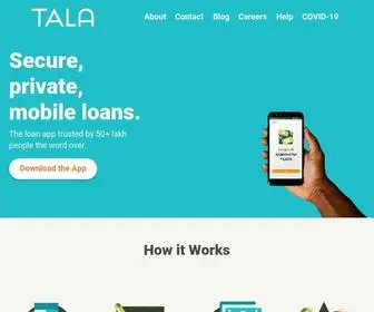 Tala.co.in(Tala India) Screenshot