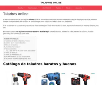 Taladros-Online.com(Los MEJORES taladros para profesionales y amateurs 2021) Screenshot