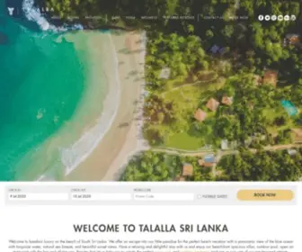 Talallaretreat.com(Talalla Retreat) Screenshot