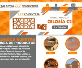 Talamsa.com.mx(Productos de barro) Screenshot