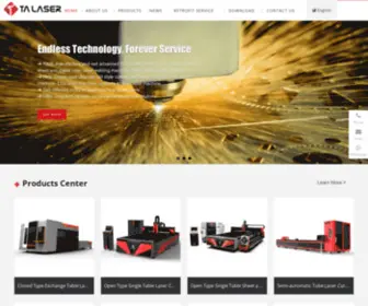 Talaser.net(Wuhan TA Laser Machinery Co) Screenshot