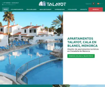 Talayot.com(Apartamentos Talayot Cala en Blanes) Screenshot