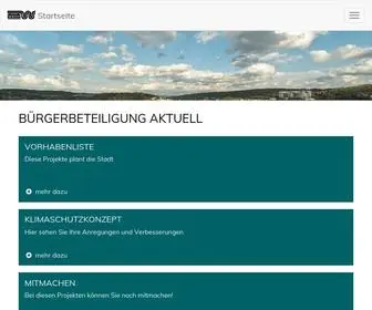 Talbeteiligung.de(Bürgerbeteiligung) Screenshot