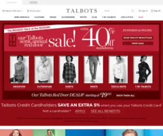 Talbots.com(Women's Clothing & Apparel) Screenshot