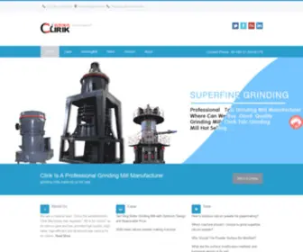 TalcGrindingmill.com(Our factory) Screenshot