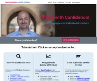 Taldavidson.com(Quant Investing) Screenshot