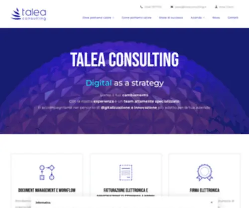 Taleaconsulting.it(Talea Consulting) Screenshot