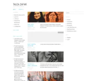 Taleazafar.com(Talea Zafar) Screenshot