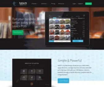 Talech.com(Talech's feature) Screenshot