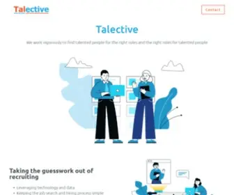 Talective.com(Talective is an IT Staffing Agency) Screenshot