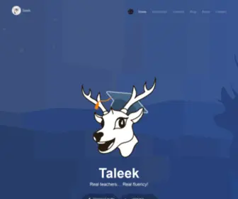 Taleek.com(Real teachers) Screenshot