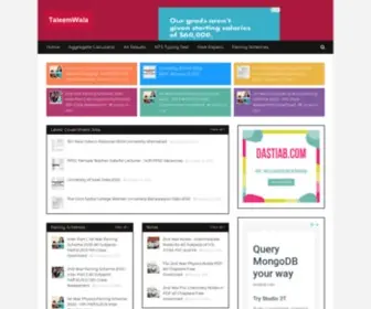 Taleemwala.com(We are Spreading ilm Over Nation) Screenshot