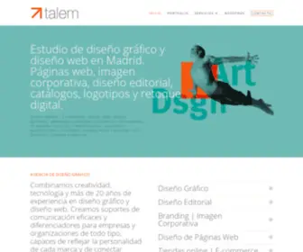 Talem.es(Agencia de Diseño Madrid) Screenshot