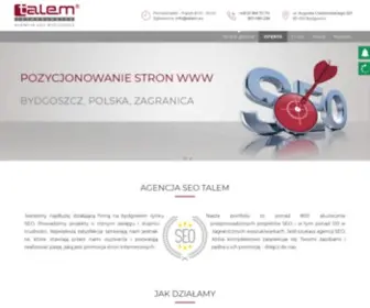 Talem.eu(Pozycjonowanie stron) Screenshot