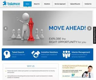 Talenceadvisors.com(Talence For Excellence) Screenshot
