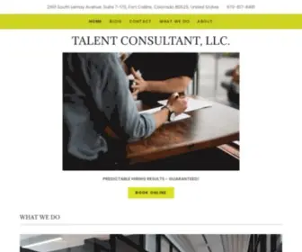 Talent-Consultant.com(Talent Consultant LLC) Screenshot