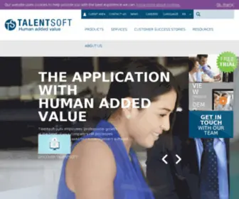 Talent-Soft.com(HR software solutions for talent management) Screenshot