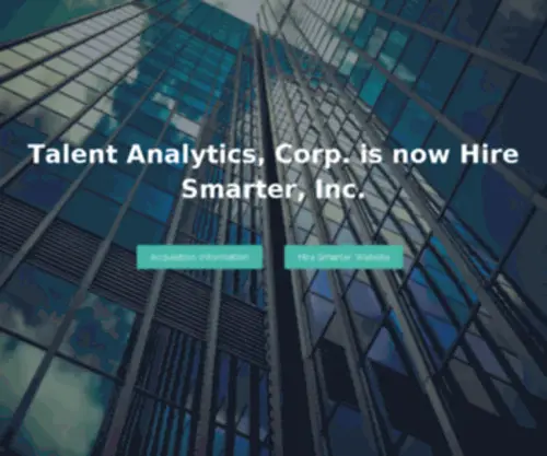 Talentanalytics.com(Talent Analytics) Screenshot