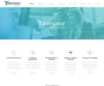 Talentator.com(Talentator) Screenshot