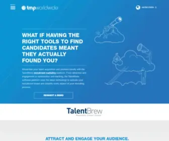 Talentbrew.com(Global Digital Technology & Recruitment Marketing Solutions) Screenshot