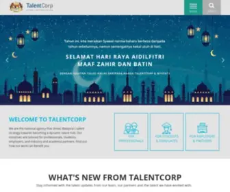Talentcorp.com.my(TalentCorp Malaysia) Screenshot