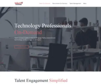 Talentcrowd.com.au(Hiring Tech Talents) Screenshot