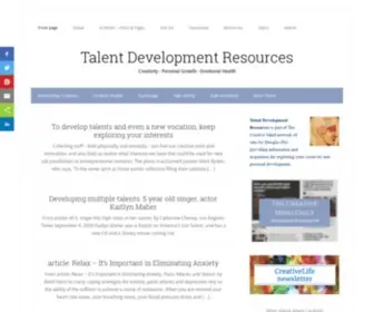 Talentdevelop.com(Talent Development Resources) Screenshot