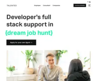 Talented.fi(Developer's full stack support in job and project hunt) Screenshot