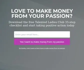 Talentedladiesclub.com(Find out how Talented Ladies Club) Screenshot