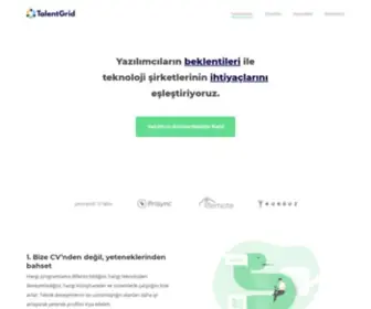 Talentgrid.io(Türkiyenin büyüyen yazılımcı topluluğu) Screenshot