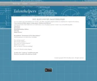 Talenthelpers.com(Home Page) Screenshot