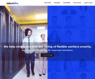 Talenthire.com(Employment Technology for Tomorrows Workforce) Screenshot
