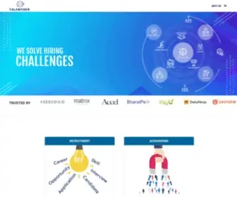 Talentiser.com(Leadership Hiring) Screenshot