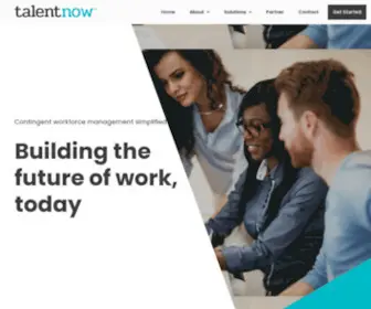 Talentnow.com(Contingent Workforce Management Simplified) Screenshot