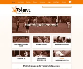 Talentonline.nl(Home TALENT zorgbureau) Screenshot