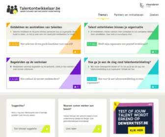 Talentontwikkelaar.be(MVO Vlaanderen) Screenshot