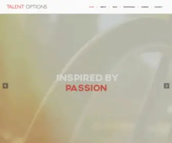 Talentoptions.com(Talent Options) Screenshot