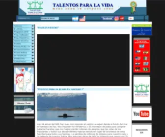 Talentosparalavida.com(Bienvenido a Talentos para la Vida) Screenshot