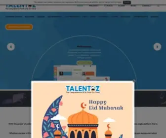 Talentoz.com(Comprehensive HCM On) Screenshot