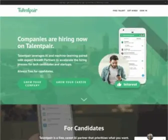 Talentpair.com(The Talentpair Community) Screenshot