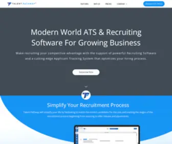 Talentpathway.com(Talent Pathway applicant tracking system (ATS)) Screenshot
