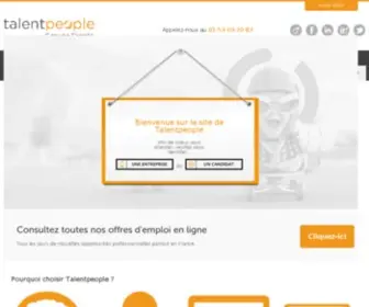 Talentpeople.net(Externalisation recrutement RPO) Screenshot