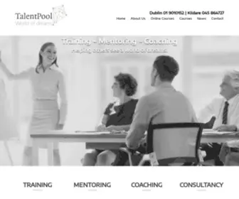 Talentpoolltd.ie(Training-mentoring -coaching-consulting) Screenshot