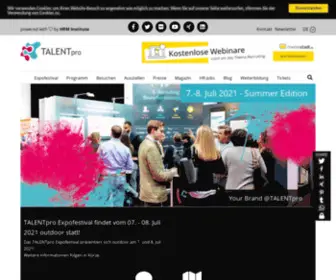 Talentpro.de(Expofestival TALENTpro) Screenshot