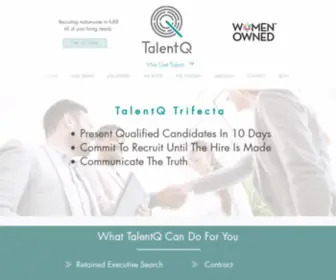 Talentq.net(Executive Search Firm I United States I TalentQ) Screenshot