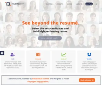 TalentQuest.com(Unlock your workforce's potential with TalentQuest) Screenshot
