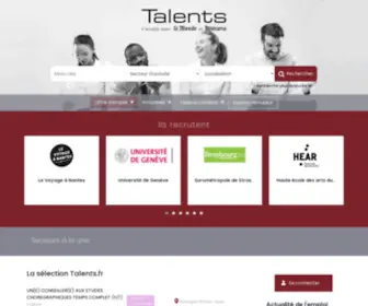 Talents.fr(Bienvenue sur) Screenshot